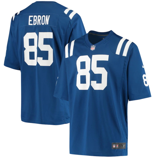 mens nike eric ebron royal indianapolis colts game player jersey